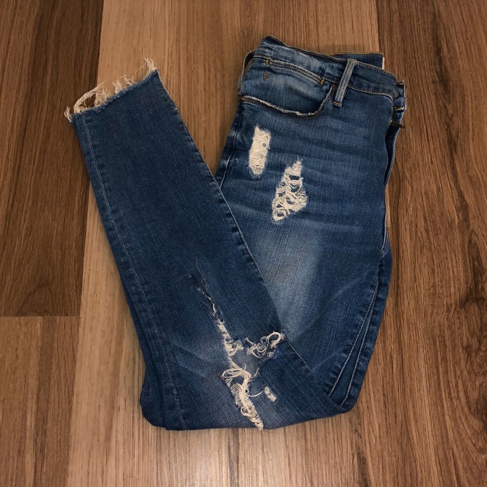 Frame Le High skinny crop, size 27
